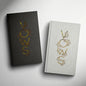 Our Wedding Vows: A Set of Heirloom-Quality Vow Books with Foil Accents and Hand-Drawn Illustrations - Hardcover