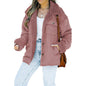 Winter Retro Fur Collar Coat Women