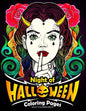 Adults Coloring Book: Night of Halloween Coloring Pages - Paperback