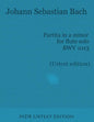 Partita in a minor for flute solo BWV 1013 (Urtext edition) - Paperback