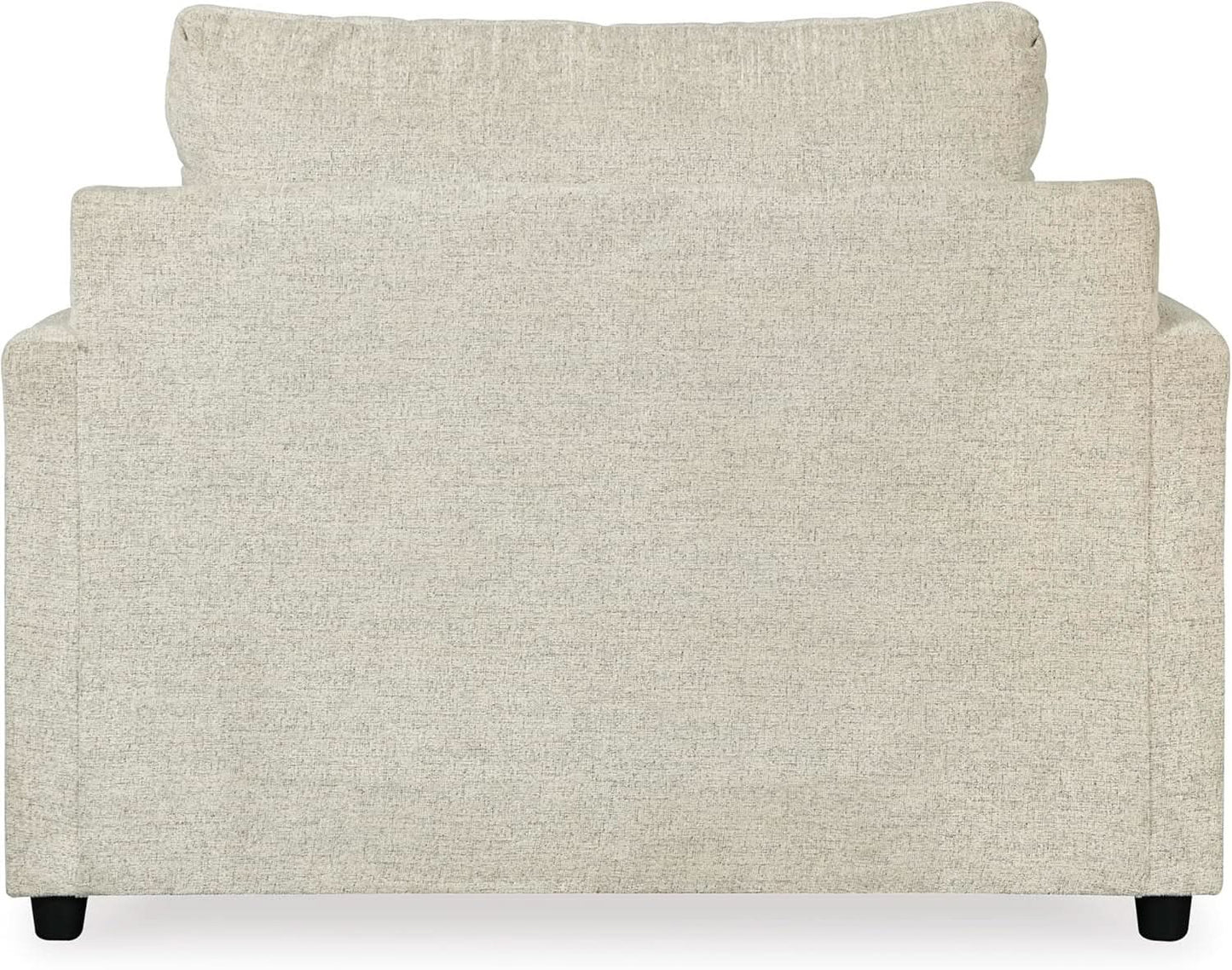 Soletren Contemporary Off White Chenille Upholstered Chair