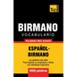 Vocabulario Español-Birmano - 9000 palabras más usadas - Paperback