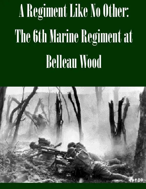 A Regiment Like No Other: The 6th Marine Regiment at Belleau Wood - Paperback