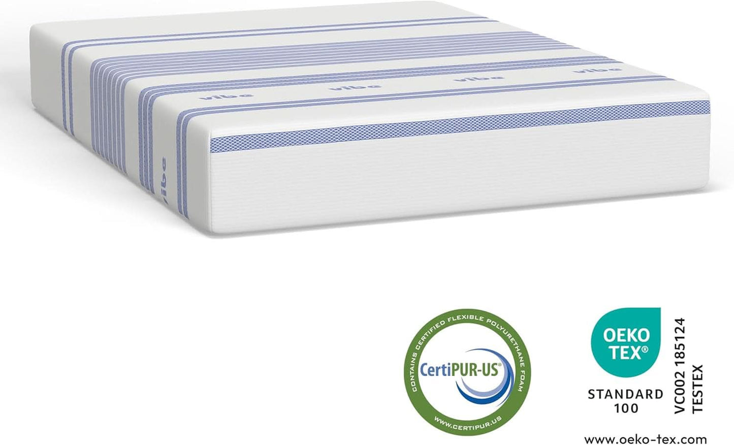 Gel Memory Foam Mattress Certipur US Certified Twelve Inches