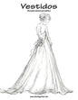 Vestidos libro para colorear para adultos 1 - Paperback