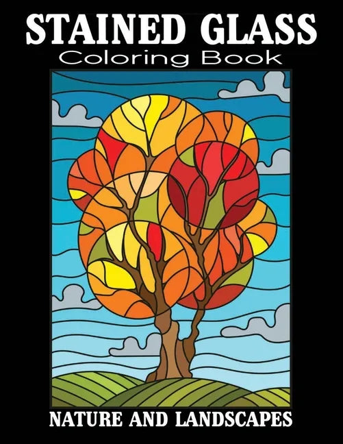 Stained Glass Coloring Book - Paperback