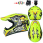 Youth Off-Road Motorcycle Helmet - [green] | Lightweight Motocross Full Face Shield for Dirt Bike & ATV
