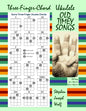 Three-Finger-Chord Ukulele Old Timey Songs - Paperback