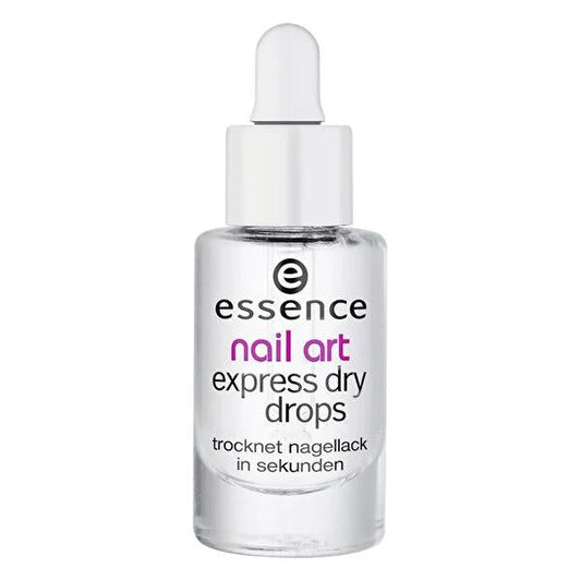 Essence Nail Art Express: Fast Dry Nail Polish Drying Drops - Vitamin E, Smudge-Proof, Alcohol & Paraben Free - Quick Dry for Perfect Manicures