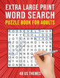 Extra Large Print Word Search Book for Adults: 48 US Themed Wordsearch Puzzles for Seniors or Visually Impaired - Paperback