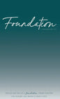 Foundation: 1 Corinthians 3:11 - Hardcover