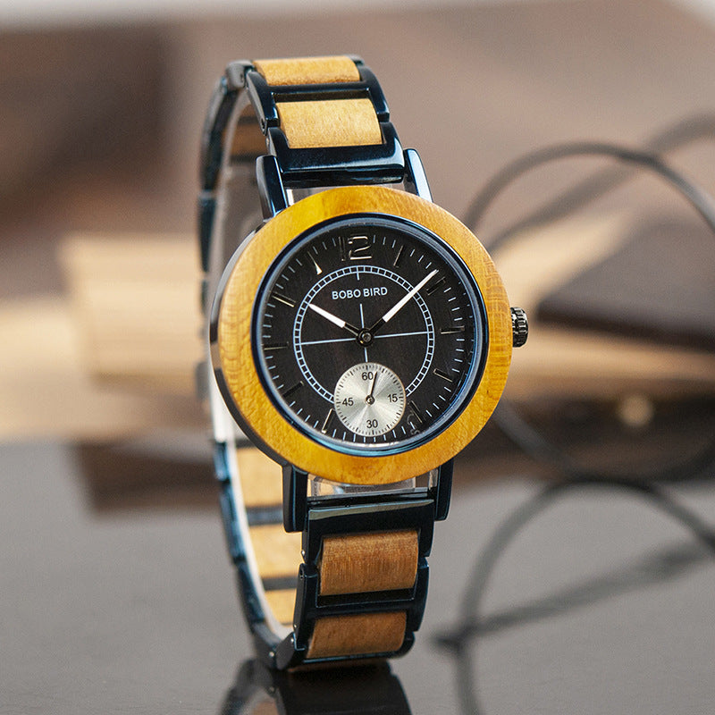Minimalist-style Classic Wooden Analog Quartz Watch