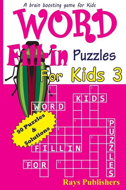 Word Fill-in Puzzles for Kids 3 - Paperback