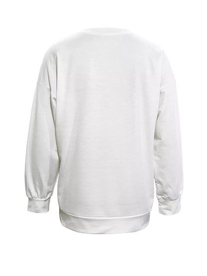 Graphic Round Neck Dropped Shoulder T-Shirt