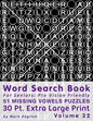 Word Search Book For Seniors: Pro Vision Friendly, 51 Missing Vowels Puzzles, 30 Pt. Extra Large Print, Vol. 22 - Paperback