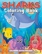 Sharks Coloring Book: Coloring Book for Kids - Paperback