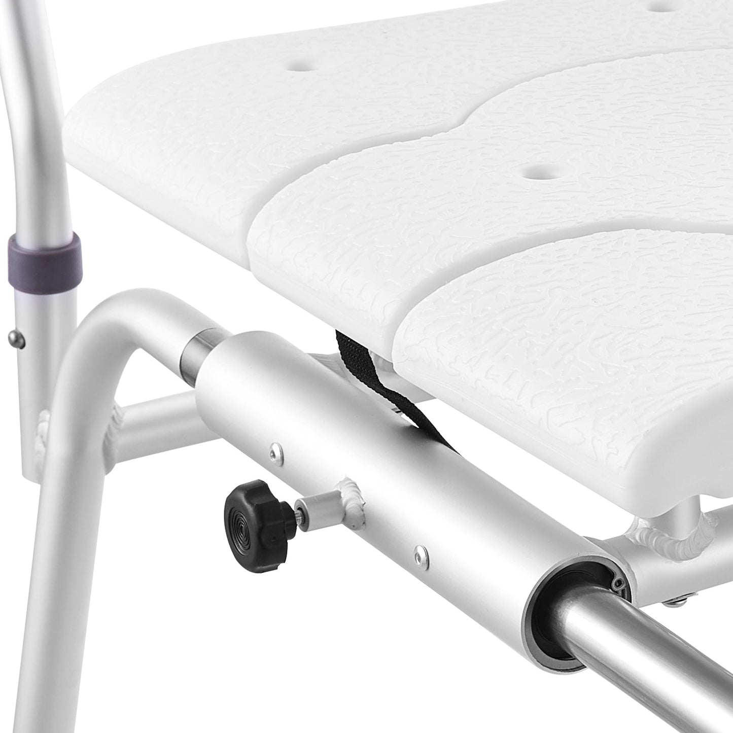 Transfer Bench Sliding Shower Chair Aluminum 400lb Reversible