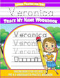Veronica Letter Tracing for Kids Trace my Name Workbook: Tracing Books for Kids ages 3 - 5 Pre-K & Kindergarten Practice Workbook - Paperback