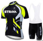 Jersey Sets Red Bicycle Short Sleeve Cycling Clothing Bike Cycling Jersey Bib Shorts