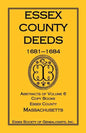 Essex County Deeds, 1681-1684, Abstracts of Volume 6, Copy Books, Essex County, Massachusetts - Paperback