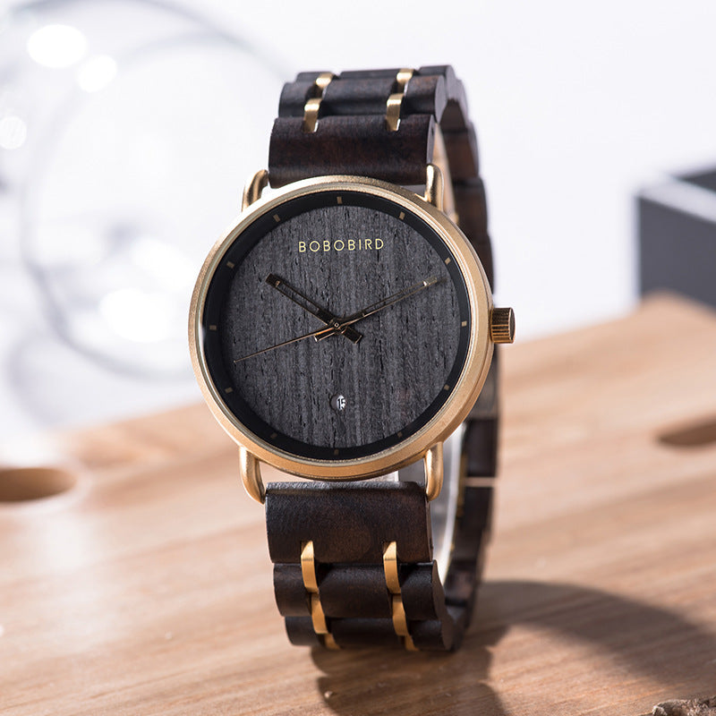 BOBO BIRD Wooden Watch T34 For Men