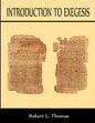 Introduction To Exegesis - Paperback