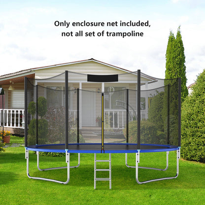 8 Feet Trampoline Safety Replacement Protection Enclosure Net