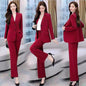 Business Suit Wide Leg Pants Two-piece Suit For Women