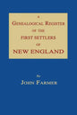 A Genealogical Register of the First Settlers of New England - Paperback
