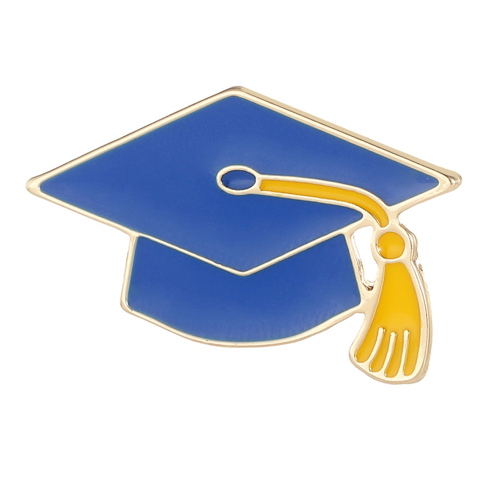 New Graduation Season Bachelors Cap Series Brooch Set