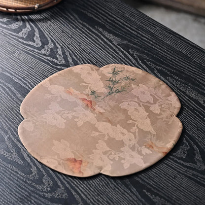 Handmade Chinese Zen Cloud Silk Tea Table Mat – Asian Home Decor