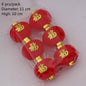 Chinese New Year Jinfu Lanterns – Small Round PVC Lantern Set (Pack of 6)