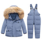 Winter Children's Down Padded Jacket Suit