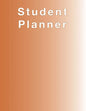 Burnt Orange Planner, Agenda, Organizer for STUDENTS, (undated) large 8.5 x 11, Weekly View, Monthly View, Yearly View - Paperback