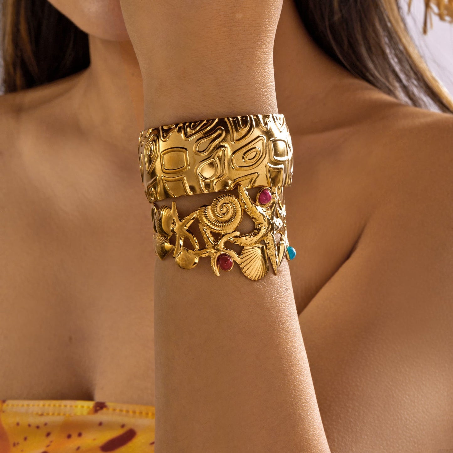 Casual Resort-style Ocean-themed Adjustable Bracelet