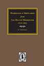 Marriages and Obituaries from The Macon Messenger, 1818-1865. - Paperback