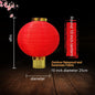 Outdoor Red Chinese Lantern – Waterproof Round Hanging Lantern (Multiple Sizes)