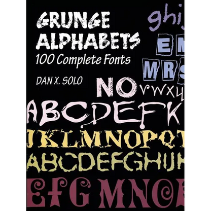 Grunge Alphabets - Paperback