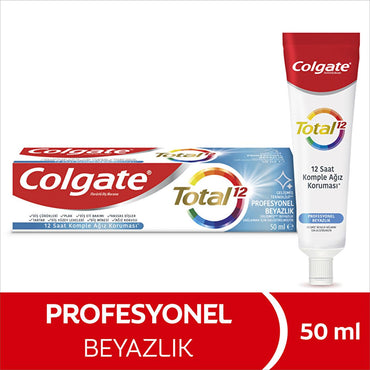 Colgate Total Professional Whitening Toothpaste - Advanced Whitening Toothpaste for Sensitive Teeth
