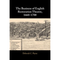 The Business of English Restoration Theatre, 1660-1700 - Hardcover