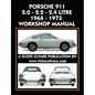 Porsche 911 2.0 - 2.2 - 2.4 Litre 1964-1973 Workshop Manual - Paperback