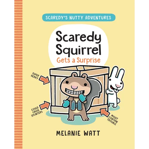 Scaredy Squirrel Gets a Surprise: (A Graphic Novel) - Hardcover
