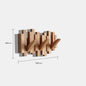 Hanging Clothes Rack Solid Wood Wall-Mounted Coat Rack Folding Hook