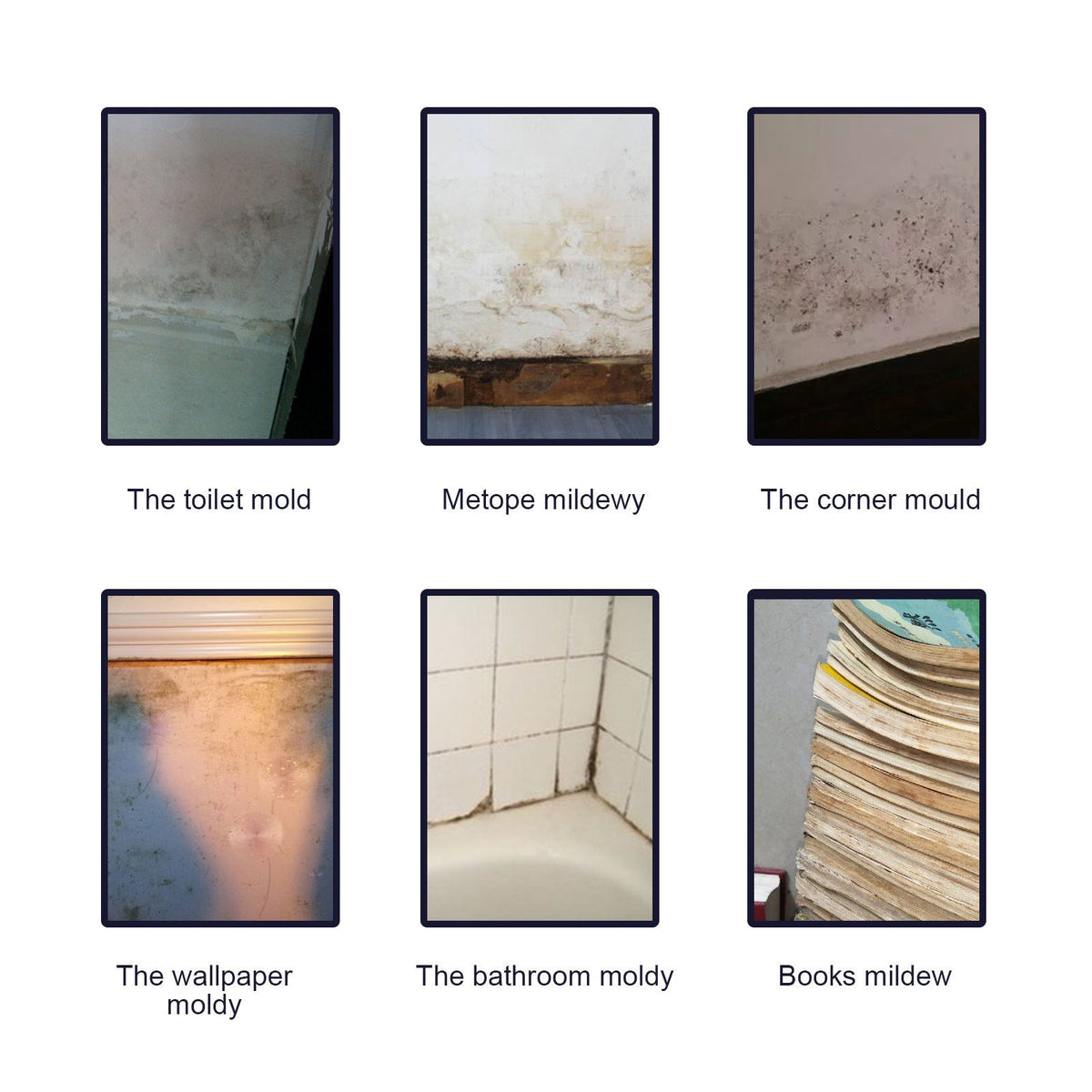 Mold Remover Spray, Ceiling Bathroom Tile Wall Multi-Effect Cleaning Decontamination And Mildew Removal Spray
