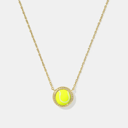 Sporty Element Resin Necklace