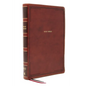 Nkjv, Thinline Bible, Giant Print, Leathersoft, Brown, Red Letter Edition, Comfort Print: Holy Bible, New King James Version - Imitation Leather