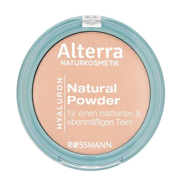 Alterra Natural Makeup Powder - Hyaluronic Acid, Matte Finish, Soft Texture