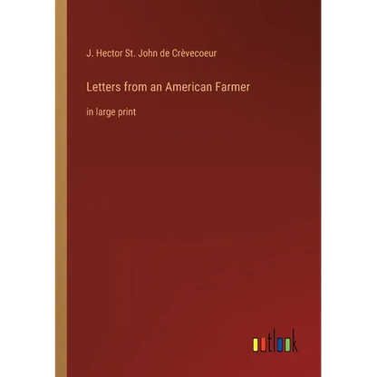 Letters from an American Farmer: in large print - Paperback