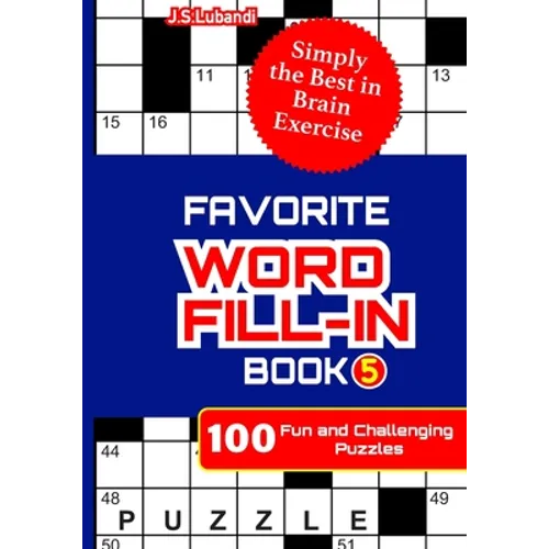 FAVORITE WORD FILL-IN Book 5 - Paperback