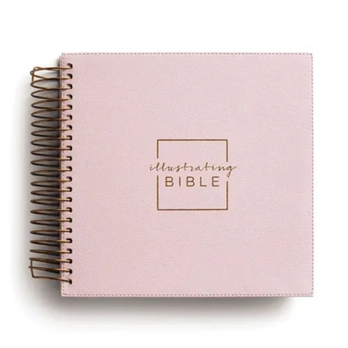 Illustrating Bible NIV Pink - Spiral